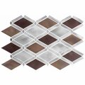 Andova Tiles SAMPLE-Geom Aluminum Metal Diamond Mosaic Wall & Floor Tile SAM-ANDGEO399